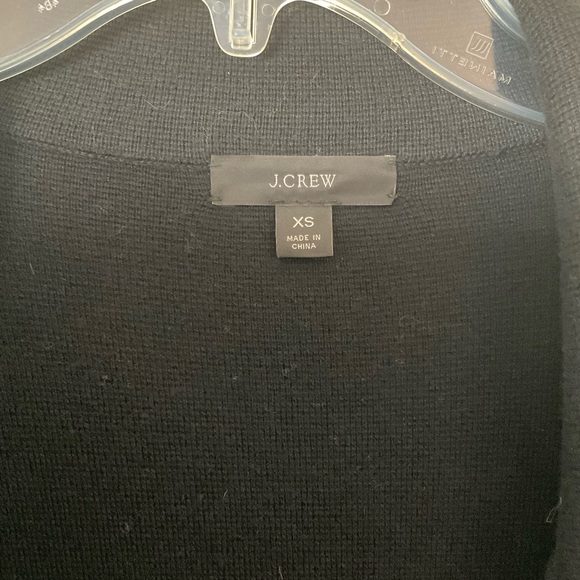 J Crew black cardigan coat - Picture 2 of 5